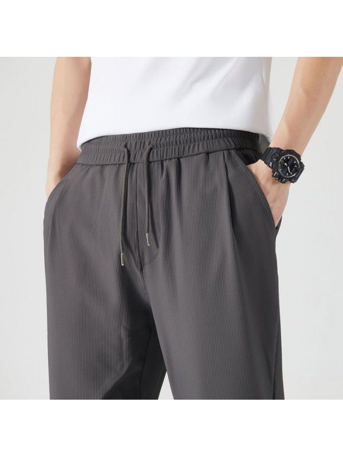 Sports pants, men's casual breathable sanitary pants, running versatile leggings 