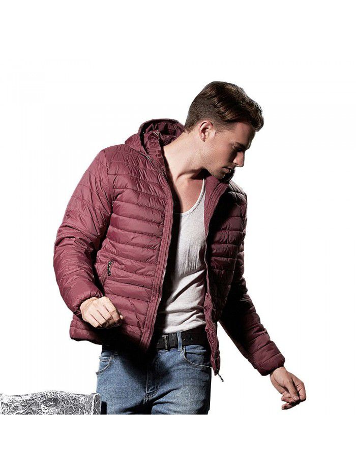 Casual cotton jacket for men and teenagers, winter clothing, loose cotton jacket for men's outerwear 