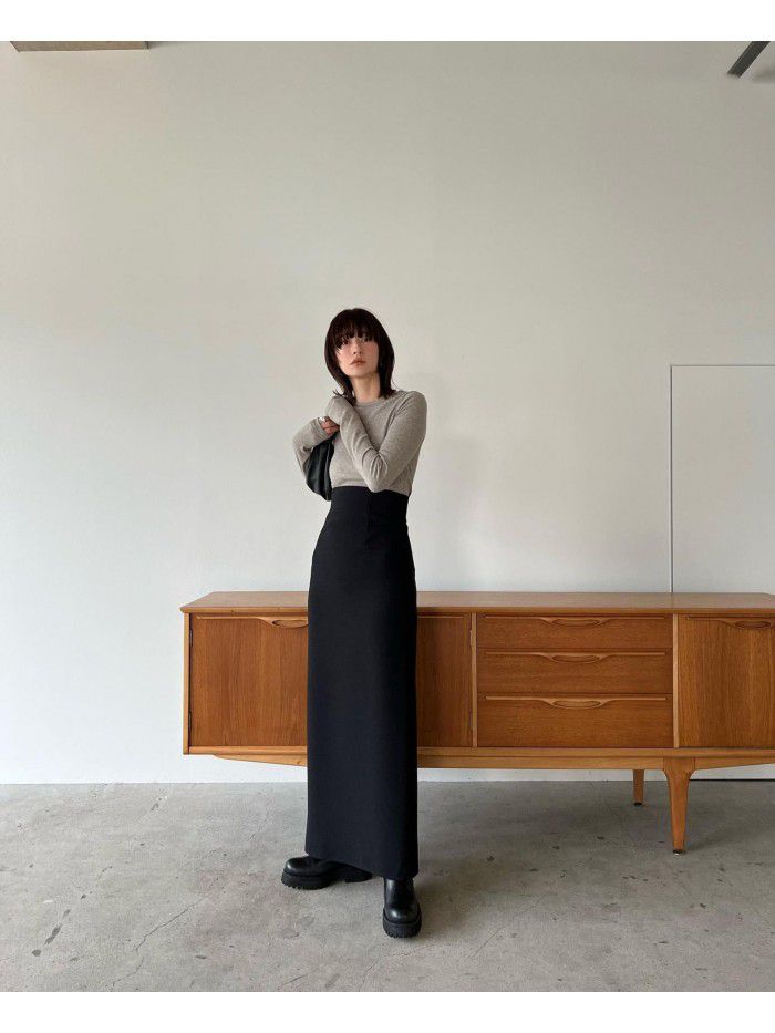 New Vintage Fashion High Waist Half Skirt Slim Long Skirt 