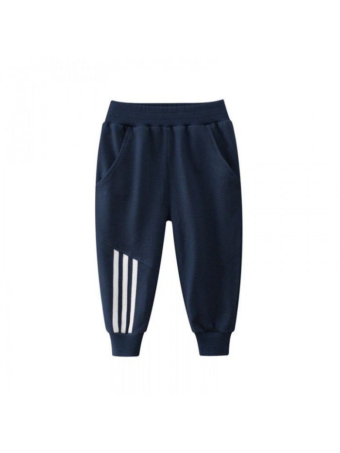 Children's clothing, boys' spring and autumn new children's pants, small and medium-sized children's long pants 