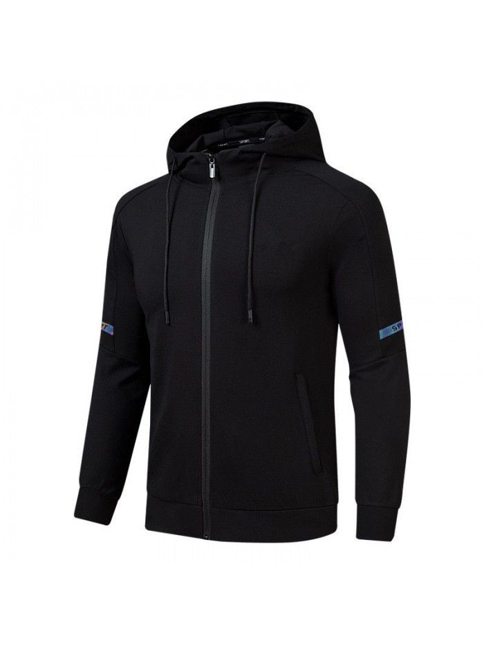 Running, Sports, and Leisure Set for Men's Spring, Autumn, and Winter New High end Hooded Sportswear and Pants Two Piece Set 