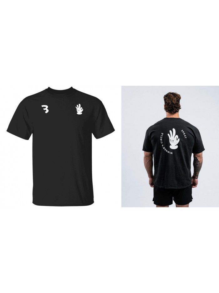 Cotton Short Sleeve T-shirt for Men and Women Summer New Trend Fitness Top Loose Fit