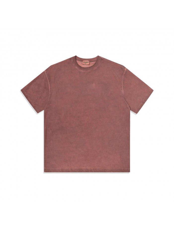 Wash, wash, and make old loose double yarn pure cotton short sleeved T-shirts for spring and summer new styles 