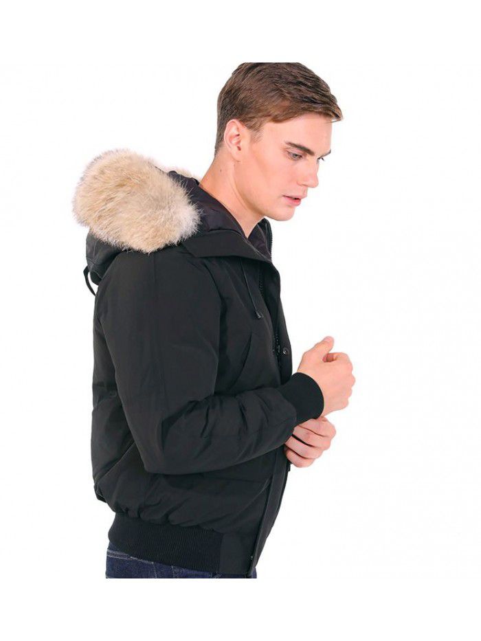 Winter short flying jacket men's down jacket outdoor casual down jacket jacket jacket jacket