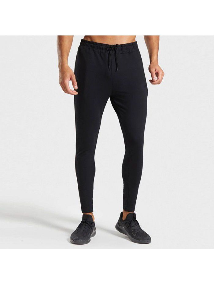 Men's GYM Fitness Training Slow Running Basketball Sports Elastic Slim Fit Pants 