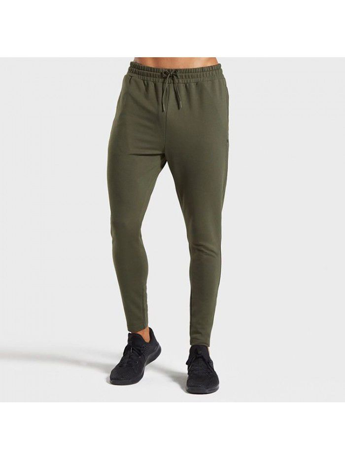 Men's GYM Fitness Training Slow Running Basketball Sports Elastic Slim Fit Pants 