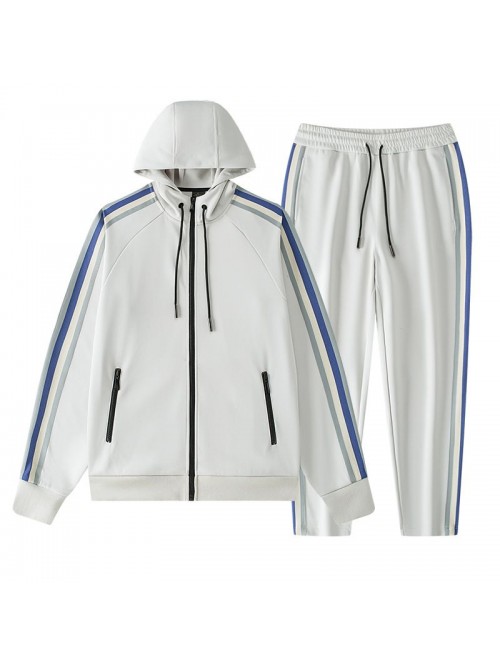Autumn and Winter Sports Set Men's Windbreake...