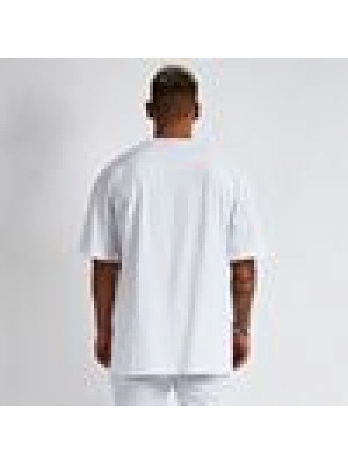 Clothing Men's T-shirt Pure Cotton Drop Shoulder Loose Short Sleeve Fashion Brand Men's T-shirt 
