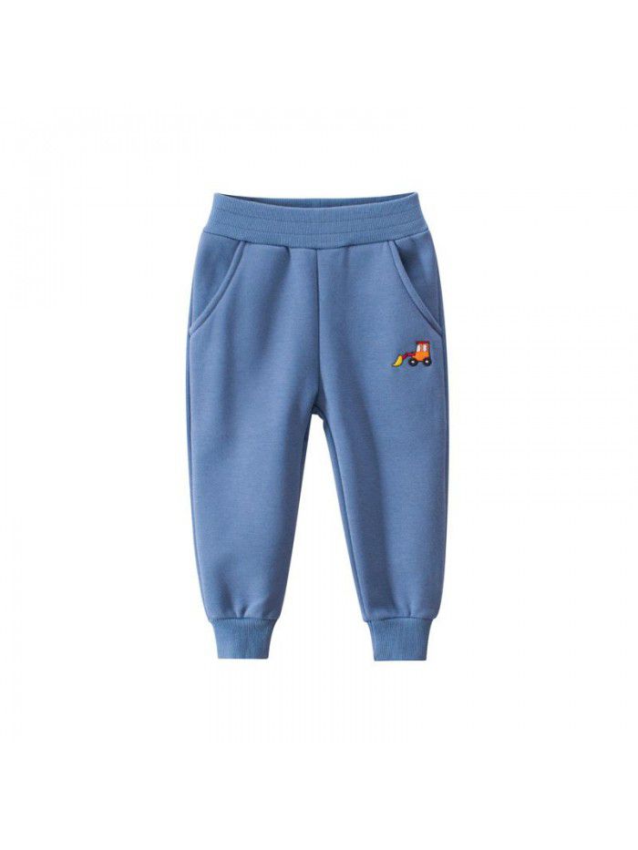 Autumn and Winter New Children's Plush Pants Baby Pants Children's Guard Pants 