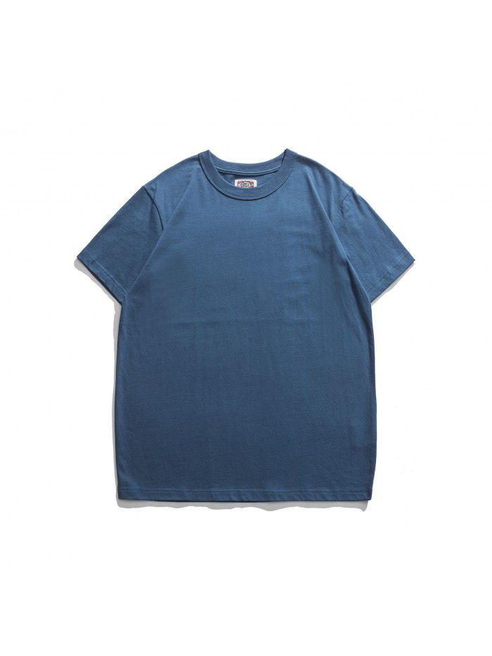 Classic slim fitting short-sleeved men's T-shirt is comfortable, soft and skin-friendly, high-quality cotton short T 