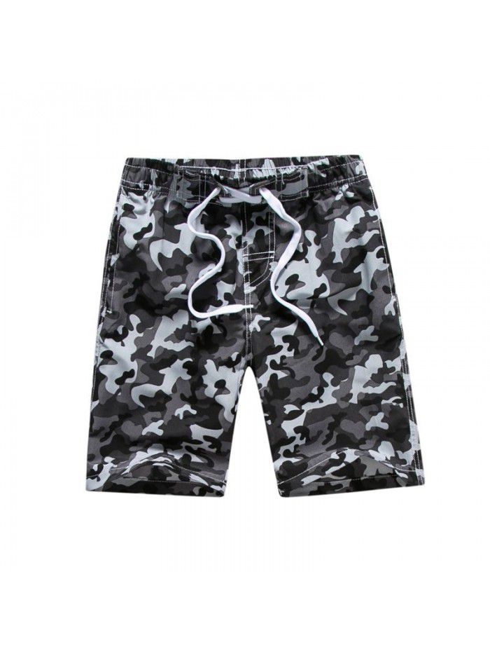 Templon's 17 year new children's camouflage beach pants Men's loose casual beach surfing shorts Men's 1709# 