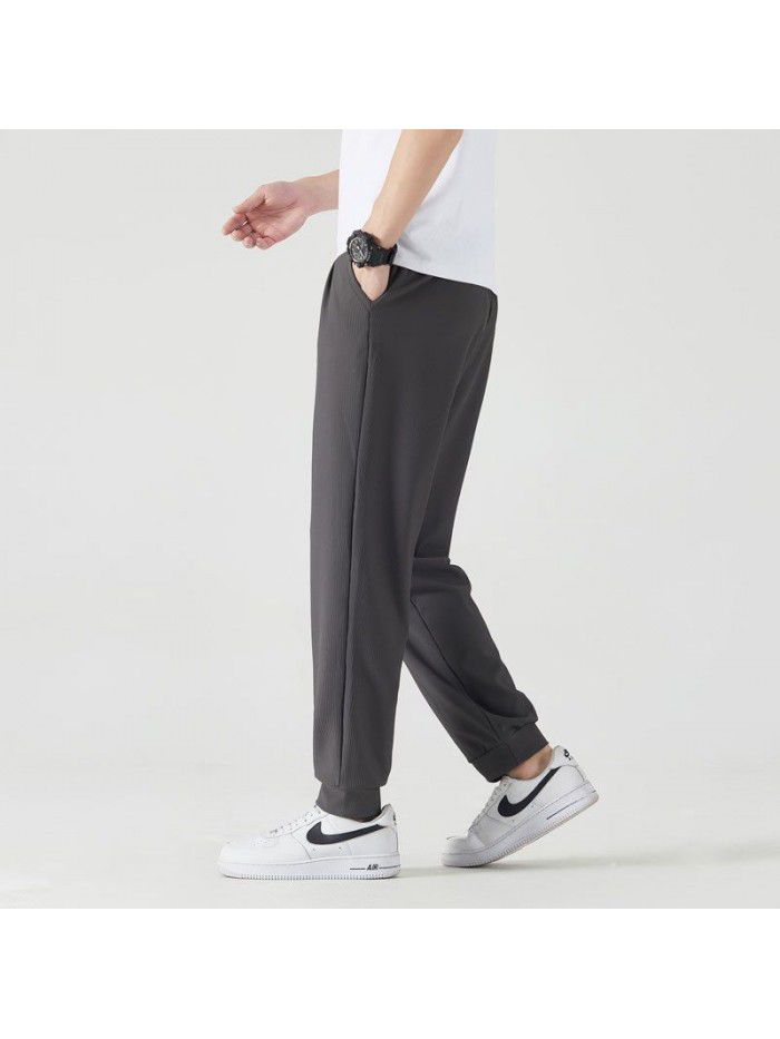Sports pants, men's casual breathable sanitary pants, running versatile leggings 