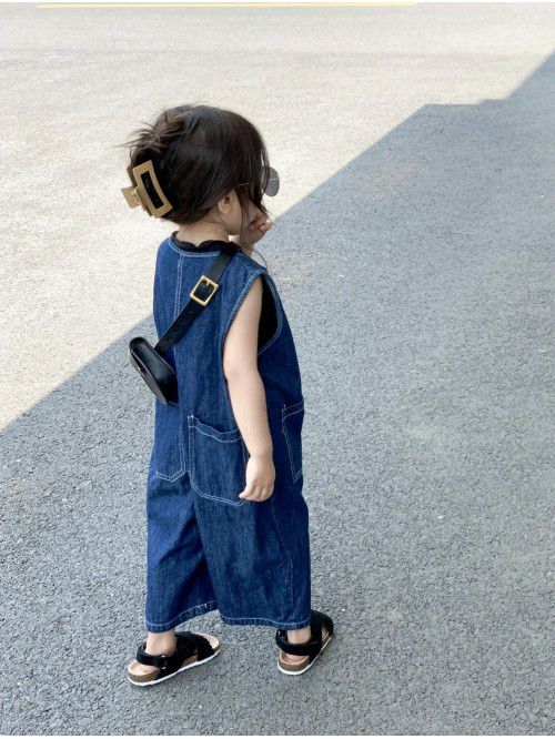 Children's Bodysuit Strap Pants Spring/Summer Boys...