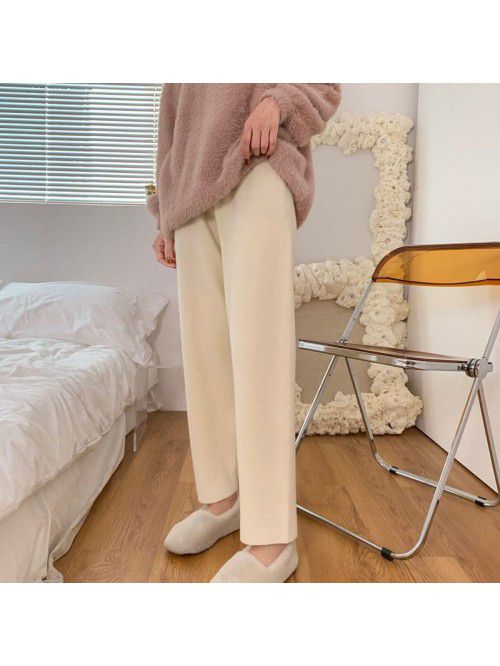 Knitted women's autumn and winter loose fitting hi...