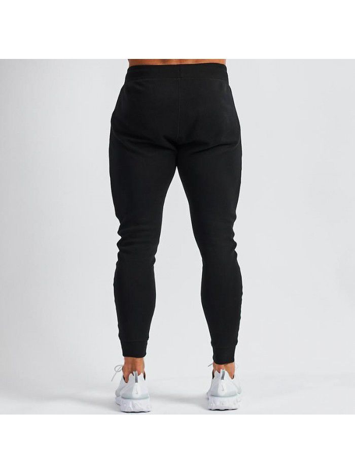 Crazy Muscle Spring and Autumn Fitness Set Men's Outdoor Running Hooded Sweater Pants Casual Two Piece Set 
