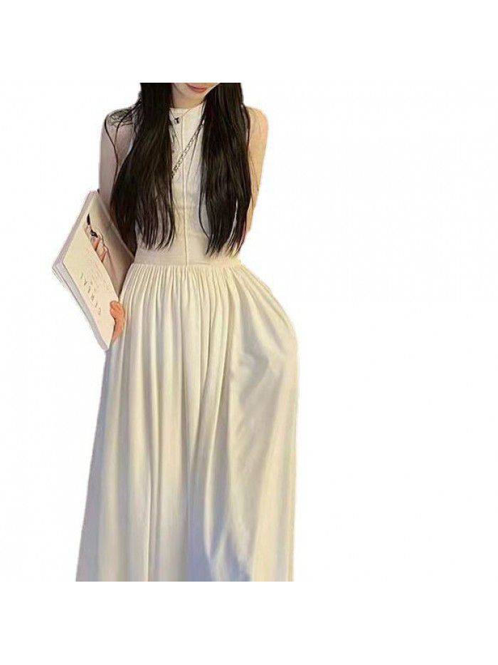 Design Sense Long Skirt Slim Fit Large Swing Dress  Design Sense Long Skirt Slim Fit Large Swing Dress