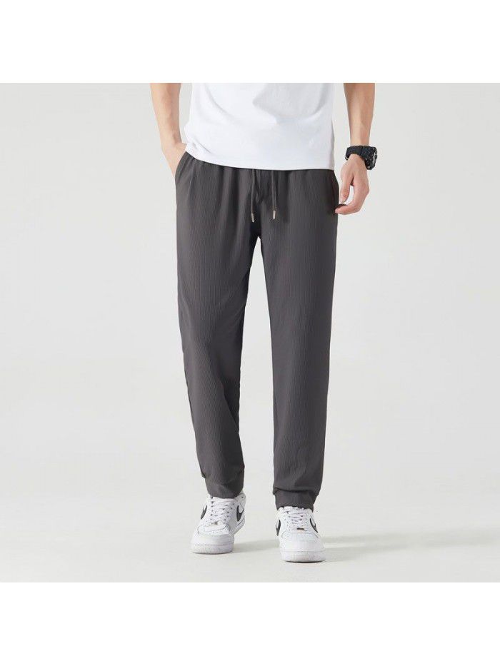 Sports pants, men's casual breathable sanitary pants, running versatile leggings 