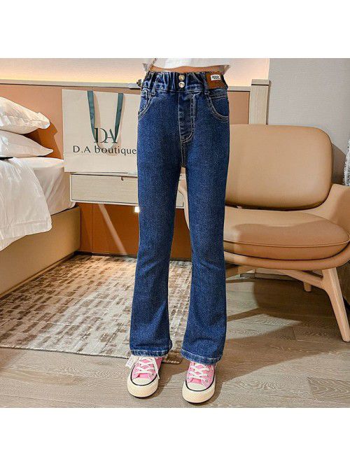 Girls' Jeans Spring New Girls' Fashionable Flare P...