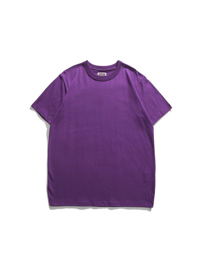 Classic slim fitting short-sleeved men's T-shirt is comfortable, soft and skin-friendly, high-quality cotton short T 