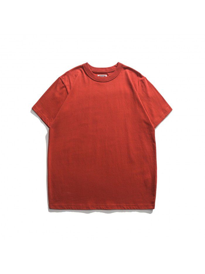 Classic slim fitting short-sleeved men's T-shirt is comfortable, soft and skin-friendly, high-quality cotton short T 