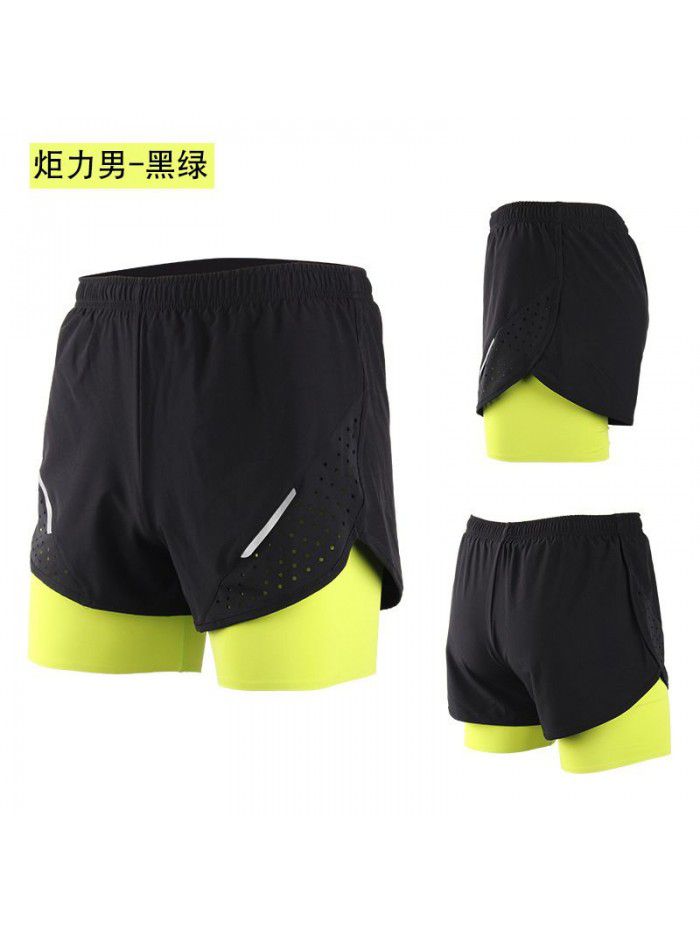 Men's Running Shorts Quick Dried Anti Runout Sports Shorts Fitness Marathon Shorts 