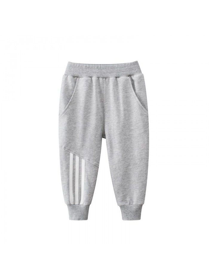 Children's clothing, boys' spring and autumn new children's pants, small and medium-sized children's long pants 