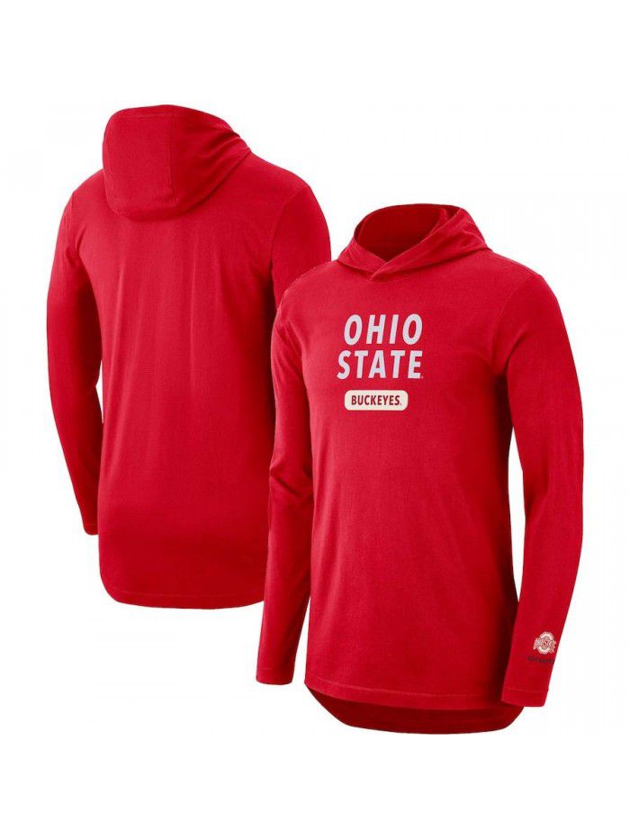 Hooded Long Sleeve T-shirt Training Sports T-shirt Men 