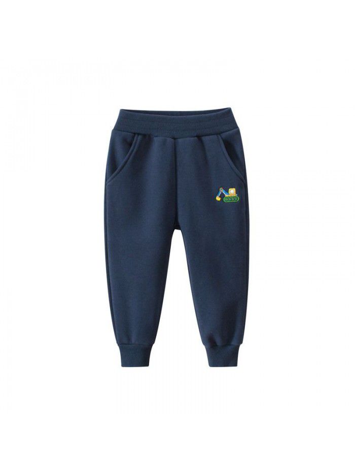 Autumn and Winter New Children's Plush Pants Baby Pants Children's Guard Pants 