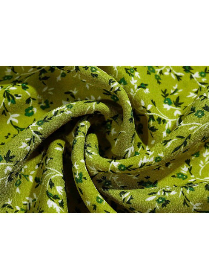 New Shoulder Lace up Slim Slim Slim Hanging Strap Avocado Green Fragmented Flower Split Dress for Women 