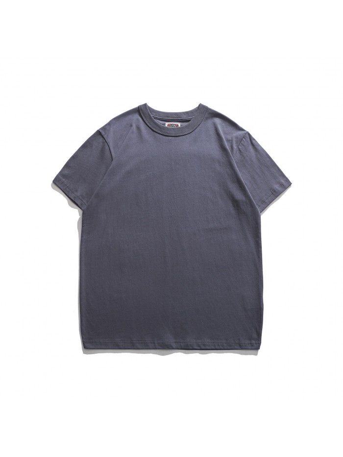 Classic slim fitting short-sleeved men's T-shirt is comfortable, soft and skin-friendly, high-quality cotton short T 