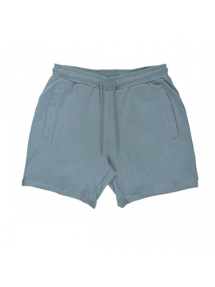Muscle Fitness Brother Men's Summer Sports Fitness Leisure Shorts Running Cotton Split Shorts 
