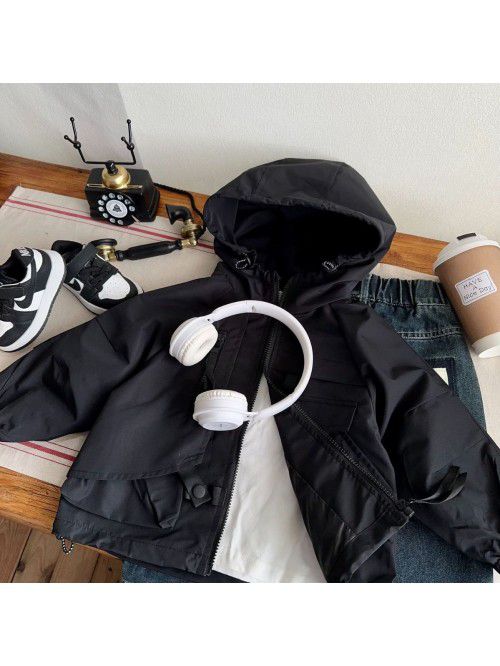 Children's versatile solid color jacket Children's...