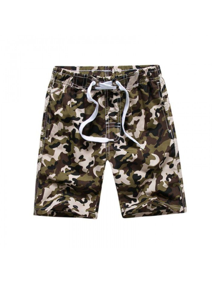 Templon's 17 year new children's camouflage beach pants Men's loose casual beach surfing shorts Men's 1709# 