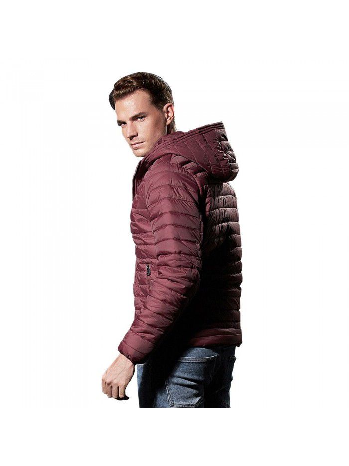 Casual cotton jacket for men and teenagers, winter clothing, loose cotton jacket for men's outerwear 
