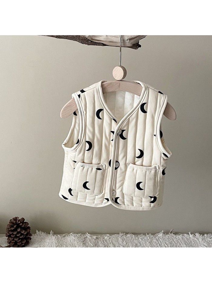 Children's silk cotton vest, children's baby, lady, and foreign style cotton vest