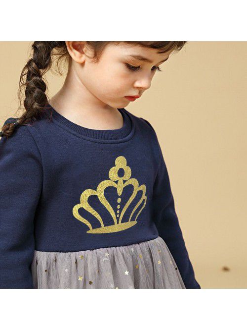 Children's Dress Autumn and Winter New Cartoon Pri...