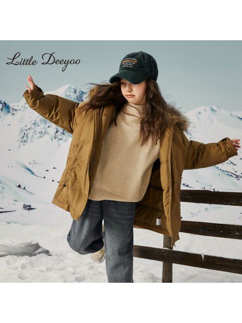 Girls' parka jacket, down jacket, winter clothing,...